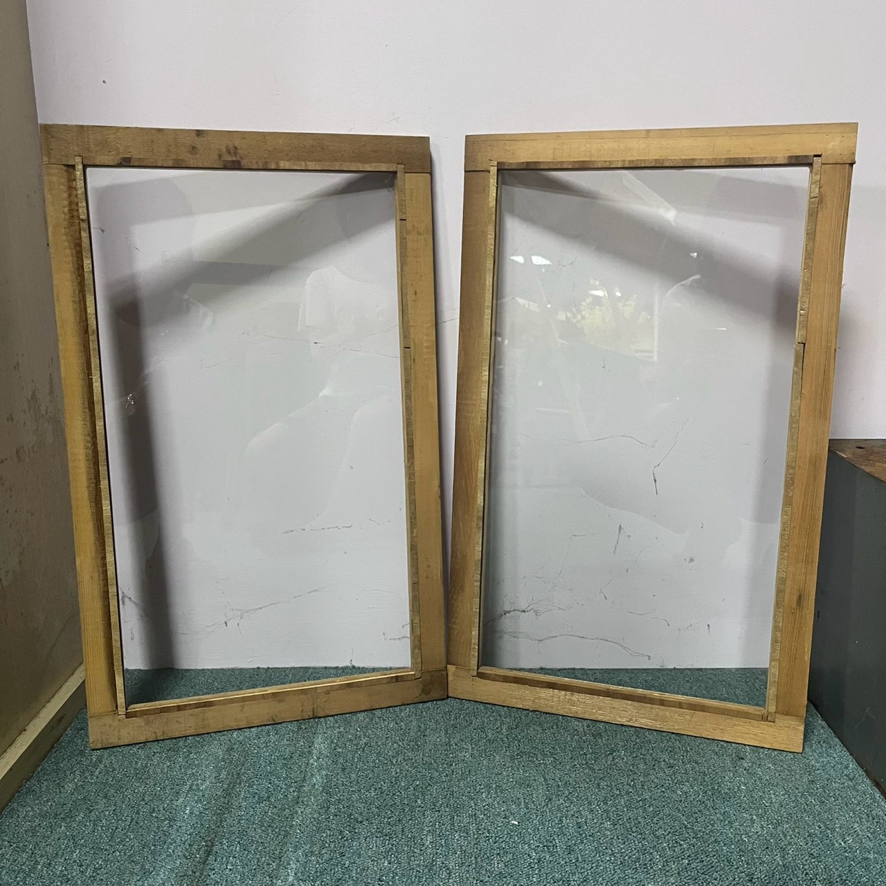 Window frames, clear antique glass 窗框・透明老玻璃